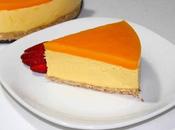 Cheesecake orange coulis mangue avec thermomix