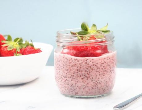 Pudding framboises et chia avec thermomix