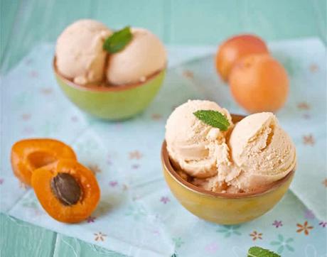 sorbet abricot sans oeuf avec thermomix