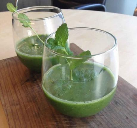 Smoothie Detox pomme concombre avec thermomix