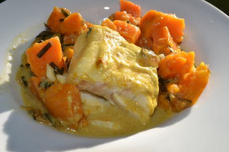 Cabillaud à la patates douce