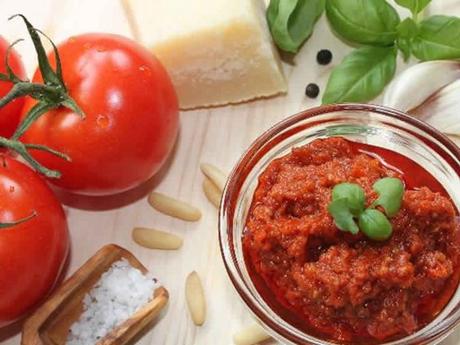 Pesto rosso – Pesto rouge avec thermomix