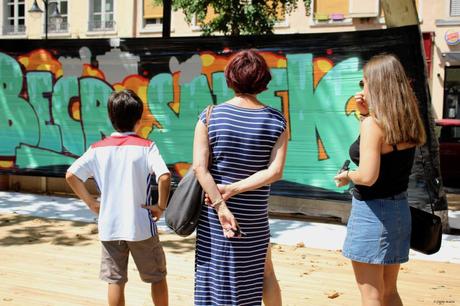 RDV #1  avec C où K’on graff ? sur la petite place de la Croix-Rousse