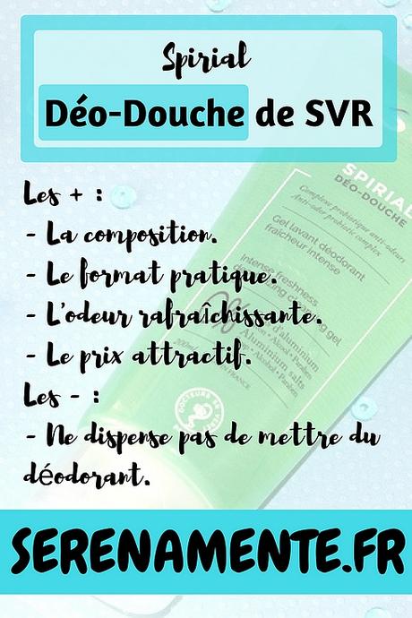 Que vaut le Déo-Douche Spirial de SVR ? Mon avis et mon test ! Que vaut le Déo-Douche Spirial de SVR ? Mon avis et mon test !