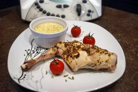 lapin à la moutarde au thermomix de Vorwerk lapin à la moutarde au thermomix de Vorwerk