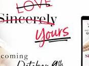 Cover Reveal découvrez résumé couverture Love Sincerely Yours Sara Meghan Quinn