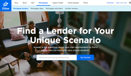 Find a lender on Zillow