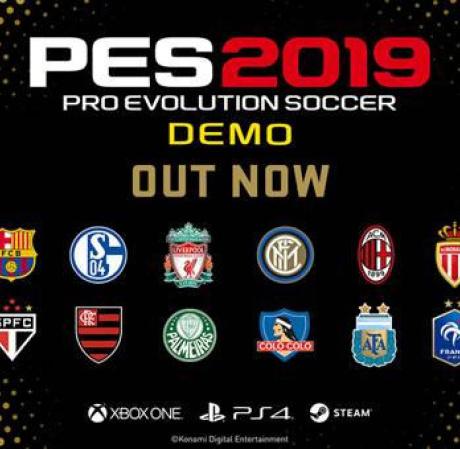 #Gaming - PES 2019 - La démo de PES 2019 est désormais disponible !