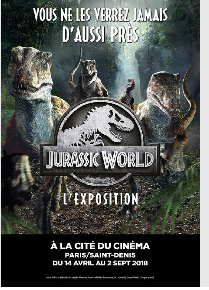 Découvrez l’exposition consacrée au film Jurassic World!