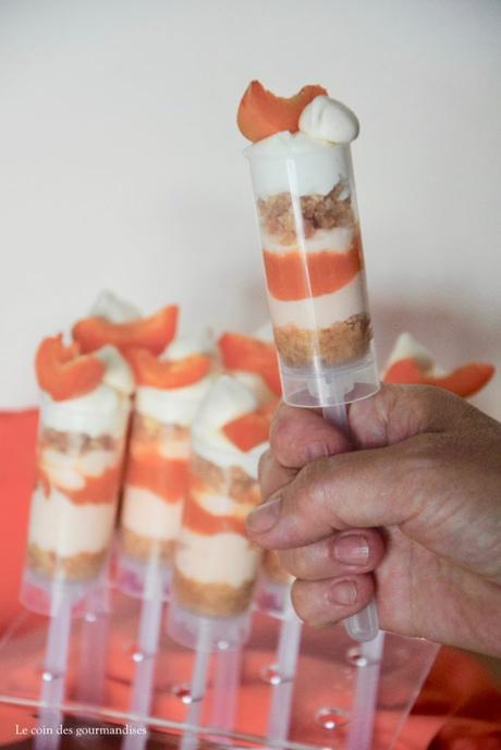 Pushcakes faciles à l’abricot, le dessert fun