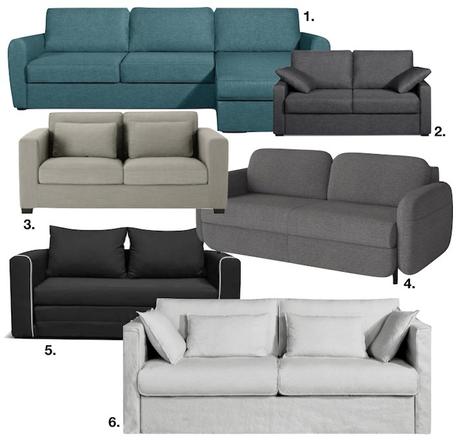 Chambre dans un salon : concilier les deux espaces en 5 astuces chambre dans salon canapé lit design beau pratique