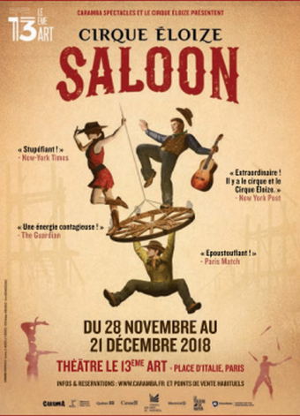 Le cirque Eloize de retour à Paris pour son 25ème anniversaire avec « Saloon »