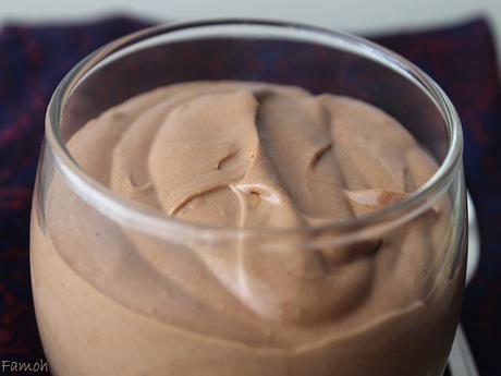 Mousse chocolat chantilly sans oeuf