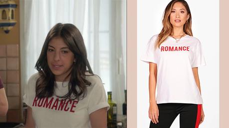 DEMAIN NOUS APPARTIENT : le t-shirt « Romance » de Soraya dans l’épisode 268