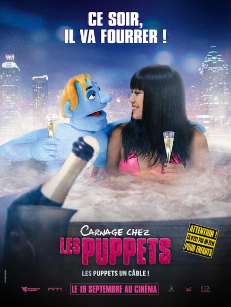 Nouvelles affiches VF pour Carnage chez les Puppets de Brian Henson