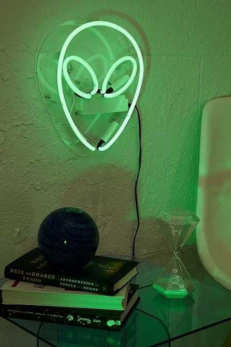 alien nuance de vert lampe déco