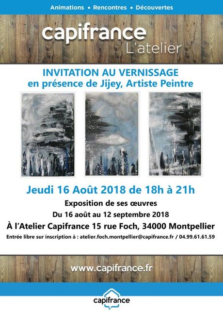 MONTPELLIER – L’Atelier Capifrance reçoit JIJEY – 16 août MONTPELLIER – L’Atelier Capifrance reçoit JIJEY – 16 août