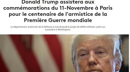 Message to the USA from France :  keep your redneck ! #Trump n’est pas le bienvenu ! #11Nov