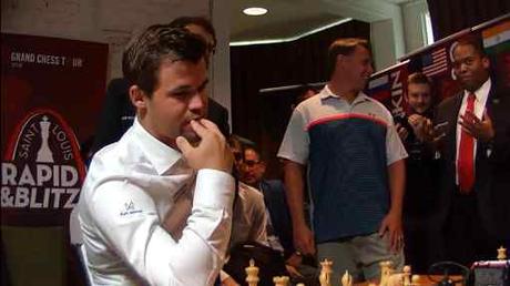 Le champion du monde d'échecs norvégien Magnus Carlsen 