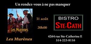 Bistro le Ste-Cath vous invite, admission gratuite