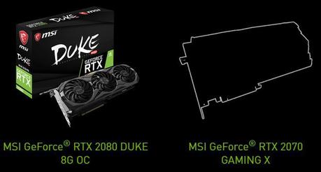 carte graphique MSI Geforce RTX 20 series screen2