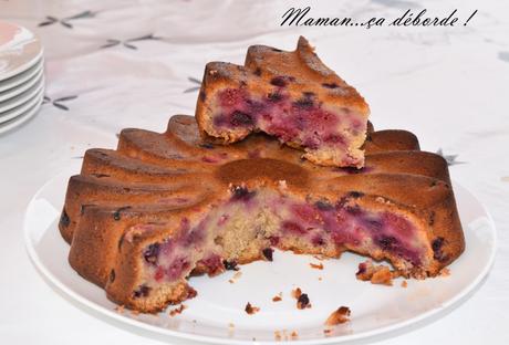 Gâteau aux fruits rouges sans oeuf