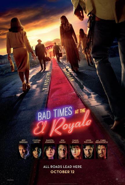 Nouvelle affiche US pour Bad Times At The El Royale de Drew Goddard Nouvelle affiche US pour Bad Times At The El Royale de Drew Goddard