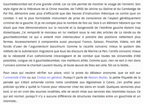 j’adore être détesté par des cons (coucou la #fachosphere ! ;)