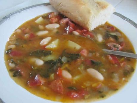 Soupe de légumes à la portugaise au cookeo