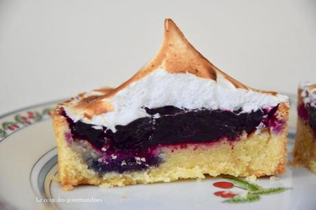 Tartelettes aux myrtilles meringuées