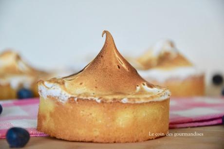 Tartelettes aux myrtilles meringuées