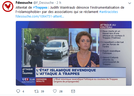 #Trappes : Petite brochette de bas du front pris la main dans le sac à vomi #Trappes : Petite brochette de bas du front pris la main dans le sac à vomi