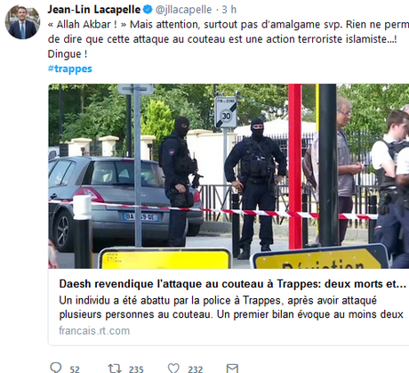 #Trappes : Petite brochette de bas du front pris la main dans le sac à vomi #Trappes : Petite brochette de bas du front pris la main dans le sac à vomi