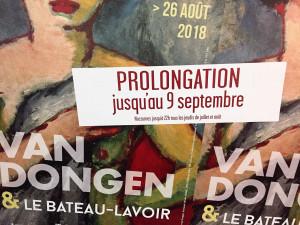 Musée de Montmartre  prolongation de l’exposition VAN DONGEN et le Bateau Lavoir – jusqu’au 9 Septembre 2018