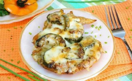Cuisses de poulet courgettes et fromage au cookeo