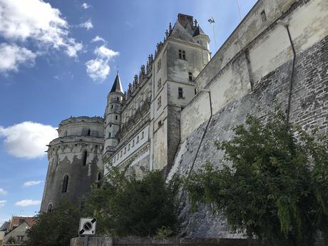 Carte postale d'Amboise côté château Carte postale d'Amboise côté château