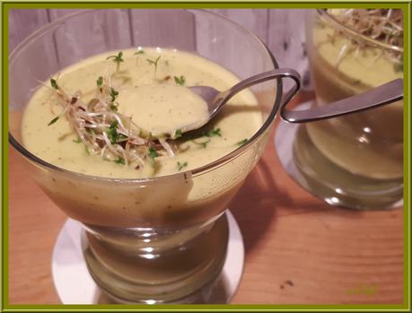 Velouté de courgette au lait de coco