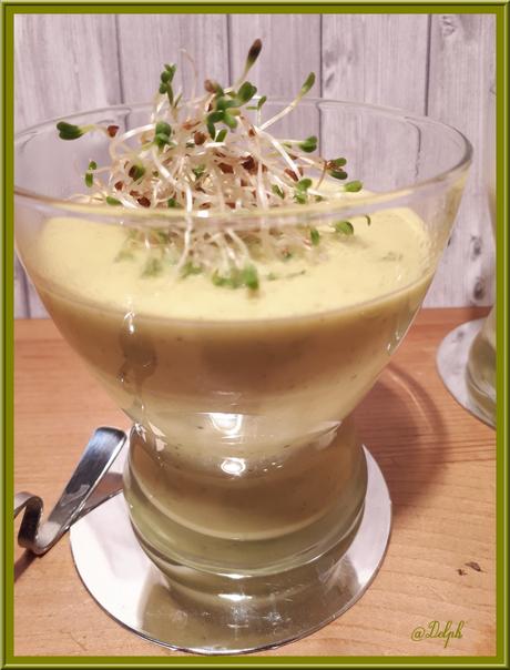 Velouté de courgette au lait de coco Velouté de courgette au lait de coco