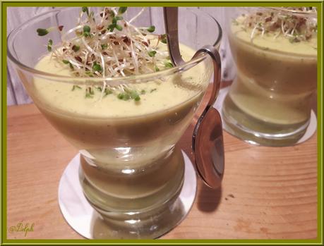 Velouté de courgette au lait de coco Velouté de courgette au lait de coco