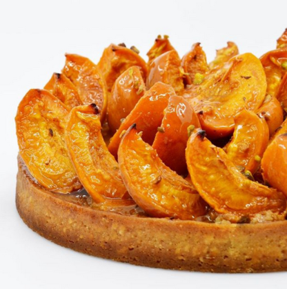 Superbe association Abricot-pistache de La Pâtisserie des Rêves