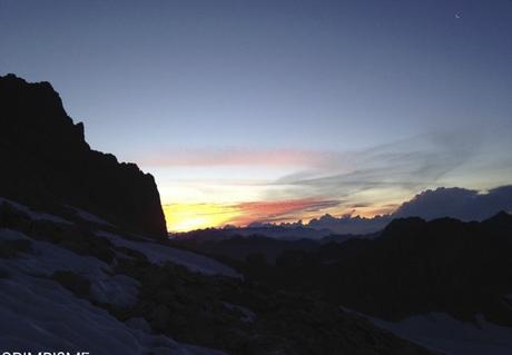 Grande Ruine, arête sud de la Pointe Brevoort grande ruine massif ecrins