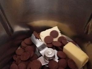 Cookies au chocolat. A la sortie du four.