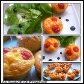Mise à l'honneur#37 Frittatas au comté, tomate et jambon - La cuisine de poupoule