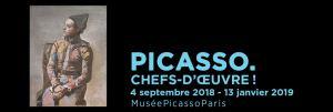 Musée PICASSO  « Picasso chefs-d’œuvres » à partir du 4 Septembre 2018