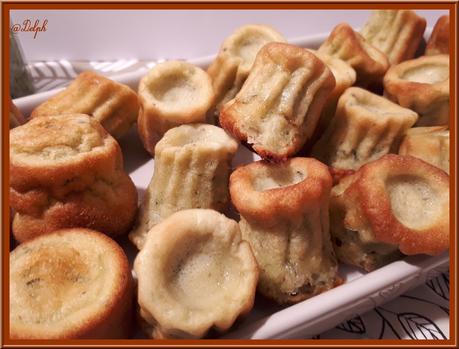 Cannelés au Pesto et coeur de Mozzarella Cannelés au Pesto et coeur de Mozzarella