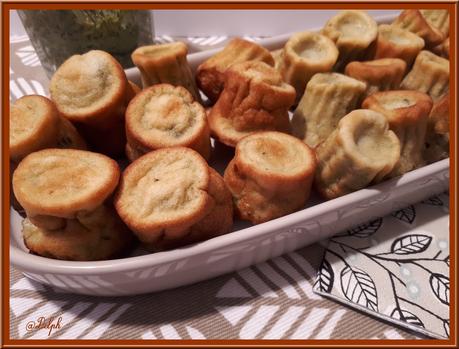 Cannelés au Pesto et coeur de Mozzarella Cannelés au Pesto et coeur de Mozzarella