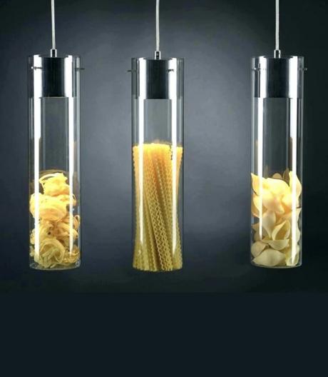 lampe de créateur diy originale pasta suspension cuisine blog deco clemaroundthecorner