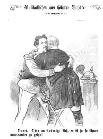 La presse allemande et le roi de Bavière en 1876 au regard de Victor Tissot.