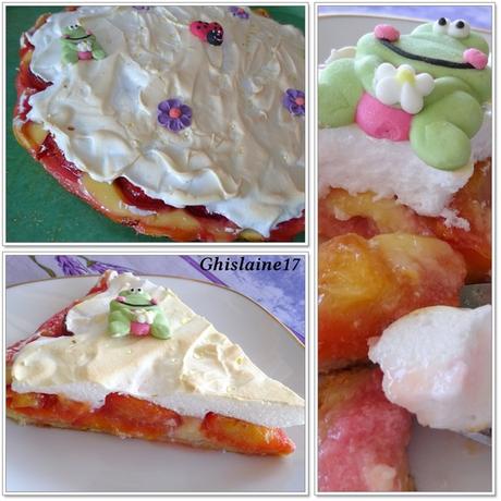 Tarte aux prunes meringuée Tarte aux prunes meringuée