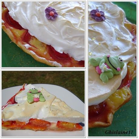 Tarte aux prunes meringuée Tarte aux prunes meringuée